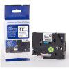BROTHER P Touch TZ tape HGE241 Beyaz Etikte Siyah 18mmx8M Printpen Muadil