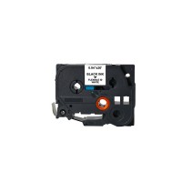 PRINTPEN BROTHER P-Touch TZE-FX251 BEYAZ ESNEK ETIKETE SIYAH (24mm x 8m)