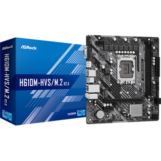 ASROCK H610M-HVS/M.2 R2.0 Soket 1700 DDR4 3200MHz (OC) M.2