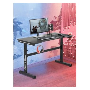 Brody Oyuncu Masası - Antrasit 103x50x80 Yükseklik Ayarlı Antrasit