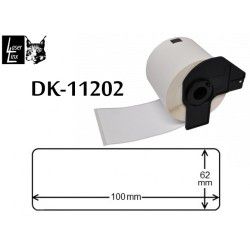 BROTHER P Touch DK Serisi DK11202  300 Adet Rulo 62mm 100mm  Muadil