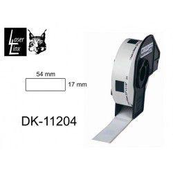 BROTHER P Touch DK Serisi DK11204  400 Adet Rulo 17mm 54mm Muadil