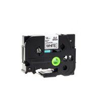 BROTHER P Touch TZ tape TZE241 Beyaz Etikete Siyah 18mmx8M
