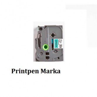 BROTHER TZ Serisi Yeşil Etikete Siyah 12TZE731 12mmx8m Printpen