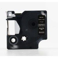 DYMO D1 Serisi Siyah Etikete Beyaz 53721 24mmx7M 