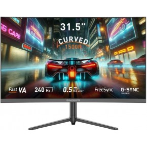 GameBooster GB-32C240FP 31.5" 240Hz 0.5ms HDMI DP FreeSync GSync RGB HDR Pivot FHD Fast VA Curved 1500R Gaming Monitör GameBooster GB-32C240FP 31.5" 240Hz 0.5ms HDMI DP FreeSync GSync RGB HDR Pivot FHD Fast VA Curved 1500R Gaming Monitör