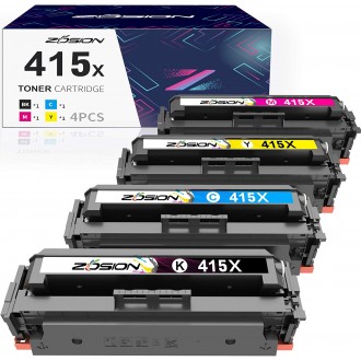 HP W2032X 415X M454DW SARI MUADİL TONER CHİPSİZ